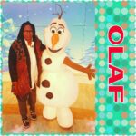 Whoopi Goldberg Instagram - This is one cool cat!! #olaf #olafthesnowman #frozen #whoopi #whoopigoldberg #disney