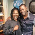 Whoopi Goldberg Instagram - Today with the handsome and talented #NJ 's own #DerekLuke #power #sparkle #baggageclaim #antwonfisher #dreamgirls #captainamerica #empire