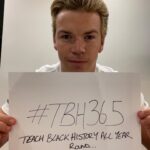 Will Poulter Instagram – Please join me in supporting the work of @theblackcurriculum to embed Black History in to the education system so that Black History is taught 365 days a year. Whatever you are able to donate will go directly to fairly employing staff, delivering programmes and developing more exciting resources for young people! #TBH365 #blackhistory 

https://theblackcurriculum.com/donate
(Link also in bio)
