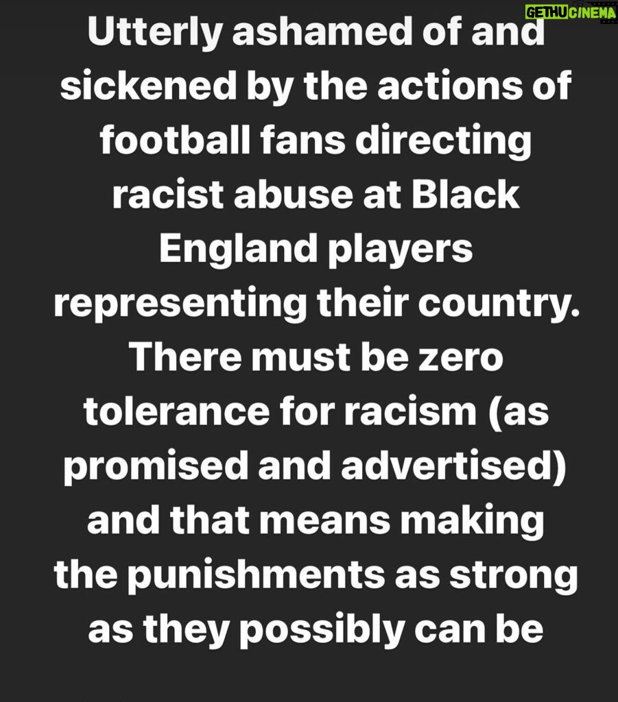 Will Poulter Instagram - Please take action by reporting any and all forms of racist abuse online. Please also sign the petition below, calling for the Football Association and the government to work together now to ban all those who have carried out racist abuse, online or offline, from all football matches in England for life. https://www.change.org/p/football-association-and-oliver-dowden-sec-of-state-dcms-pm-boris-johnson-ban-racists-for-life-from-all-football-matches-in-england?signed=true (Also in my bio)