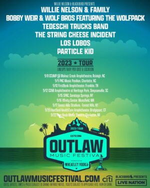 Willie Nelson Instagram - The next round of the @outlawmusicfestival kicks off tonight! Join me with @bobweir, @derekandsusan, @sci_official, @loslobos and @particlekid for some very special shows. For dates and info, head to outlawmusicfestival.com (link in bio) @outlawmusicfestival  @blackbird_presents #outlawmusicfestival 

📷: @aubreywisephoto