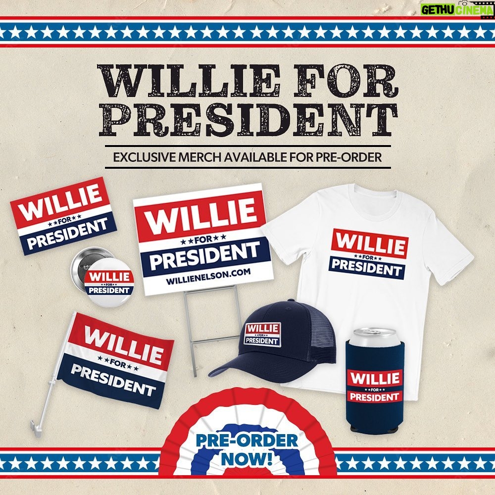 Willie Nelson Instagram - New Willie merch alert 🚨 Shop these new drops and more at willienelson.com now!