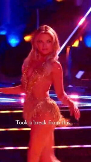 Witney Carson Instagram - Thank you for all your kind words of support it means so much to me! I will miss dancing for you all every single week this season but I know it’s the right decision for me and my family right now. I love you all 🤍🙏🏼🥹 

#dwts #family #familyovereverything #witneycarson #workingmom