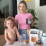 Witney Carson Instagram - Our go-to healthy sweet tooth smoothie! It’s to die for!! 🤤 Recipe: 1C ice Little less than a cup of nut milk One banana One spoonful of nut butter One scoop of protein powder (I like pb/chocolate) Two pitted dates #proteinshake #proteinsmoothie #proteinrecipes #healthydessert #healthydesserts #peanutbutter #chocolate