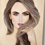 Ximena Córdoba Instagram - Me encanto este retrato que me hizo una artista y una mujer a la que adoro por el gran ser humano que es #mia @casagrande_mty gracias por dedicar tu tiempo y talento para pintarme !! Te adoro #TALENTOMEXICANO 🇲🇽🇲🇽 SI TE GUSTO DALE LIKE 👍