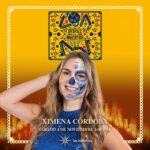 Ximena Córdoba Instagram - ¡Acompaña a @ximenacordoba a disfrutar del Gran #DesfileDíaDeMuertos y recordemos a los que ya no están, este 4 DE NOVIEMBRE en punto de las 3:00 p. m. MEX, #ConLasEstrellas! 🌸💀🌸 #SiempreEstaránAquí