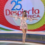 Ximena Córdoba Instagram - Me encanto la invitación de estar en el #25aniversario de @despiertamerica el programa en el que estuve muchos años y me dio esa primera oportunidad para lograr tantos sueños que hoy son realidad 🙏 @televisa @univision @despiertamerica