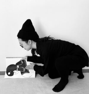 Yûko Takeuchi Instagram - ・
アヤコ、私、
ついにインスタ100ポスト目になったよ。
記念にやってみたの。
地味に大変だったぜ。
なにコレって？

題材はこちら

#Ayako100Version2020 😊😊😙
