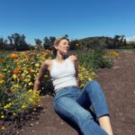 Yael Grobglas Instagram - Moments after eating the hundredth strawberry I picked. Some of which can be found on my shirt 🍓