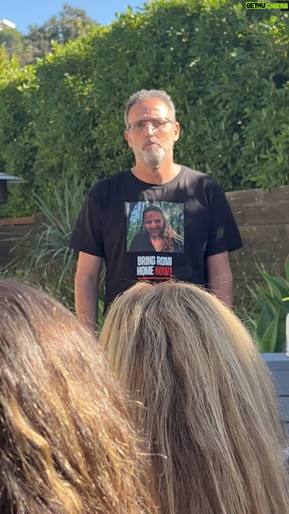 Yael Grobglas Instagram - (Part 1- see my reels for thee rest) Please meet Eitan Gonen. His daughter Romi was shot, then taken hostage into Gaza. Hear his story. This is a series of videos I took when I met him a couple of weeks ago. #bringthemhomenow #hamasisisis I can’t wait to see you and your beautiful family all together again Eitan. 💙