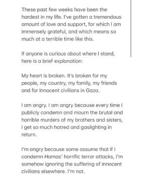Yael Grobglas Instagram - For anyone curious, this is how I feel.