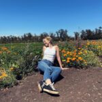 Yael Grobglas Instagram - Moments after eating the hundredth strawberry I picked. Some of which can be found on my shirt 🍓