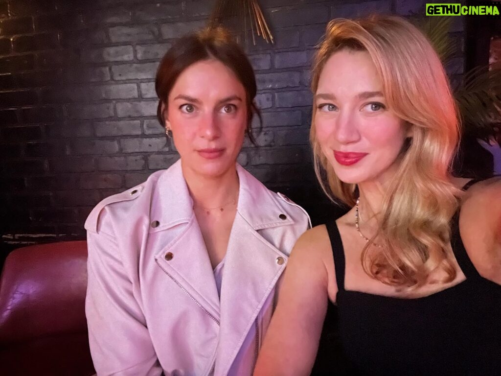 Yael Grobglas Instagram - I’m pretty sure we were both hiding fries in our mouths here. Like squirrels.
