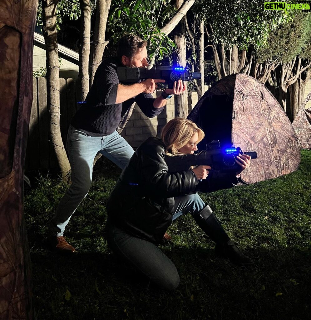 Yael Grobglas Instagram - Laser tag. This is serious.