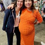 Yael Stone Instagram - Never known life without this sweet human @elanastoneworld ♥️♥️♥️♥️ In this photo she was literally having contractions while she showed up to the @_hineighbour launch which she organised like a boss and then played in a super group and wailed a theme song for Hi Neighbour and brought the love and joy and spirit she always does. My sister. Love her so so so much. Tag you sister and get smooshy about her please! Photo by sister from a different mister @heidilenffer ♥️