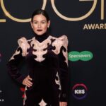 Yael Stone Instagram - Thank to @paramountplusau for having me at the Logies in anticipation of the release of One Night. It was lovely to be able to present an award. Thank you to Jane and Mark at @bluespinach for this gorgeous vintage piece. Thanks to @zamps_hairandmakeup for the beautiful job on face and hair. Thank you dearest @mikeyayoubi for being the best ‘phone a friend’ a woman could ever wish for. Thank you the lovely @felyirvine for the last minute nail polish I stole from you. And lastly to the best sissy in the world @elanastoneworld for deciding on the shoes.