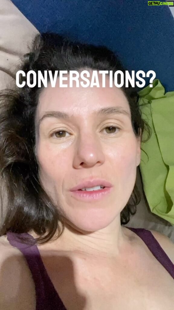 Yael Stone Instagram - Is it possible to have more nuanced conversations? Do we have space for consideration over declaration? Asking for a friend…♥️☮️