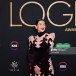 Yael Stone Instagram - Thank to @paramountplusau for having me at the Logies in anticipation of the release of One Night. It was lovely to be able to present an award. Thank you to Jane and Mark at @bluespinach for this gorgeous vintage piece. Thanks to @zamps_hairandmakeup for the beautiful job on face and hair. Thank you dearest @mikeyayoubi for being the best ‘phone a friend’ a woman could ever wish for. Thank you the lovely @felyirvine for the last minute nail polish I stole from you. And lastly to the best sissy in the world @elanastoneworld for deciding on the shoes.