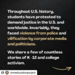 Yara Shahidi Instagram – #WhatHistoryHasTaughtUs ⭐️ Sitting in gratitude for the students that have continued our national history of student action and organizing in pursuit of true equity and accountability ⭐️

Repost @zinneducationproject 
・・・
Throughout U.S. history young people have protested to demand justice in the United States and around the world.

We share stories of K-12 and college student activism from Denver, Colorado; Los Angeles, California; Orangeburg, South Carolina; Jackson and McComb, Mississippi; Prince Edward County, Virginia; New York City; and many more cities.

Without exception, they faced violence from police and vilification by the corporate media. Ask students to examine photos from each of these protests. What commonalities do they notice in the demands, strategies, and the response by the authorities? 

Read more: https://www.zinnedproject.org/news/students-defend-human-rights/