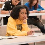 Yara Shahidi Instagram – From the first day Zoey arrived at CalU to our 100th episode… It’s been a journey filled with laughter, growth, and endless memories. TONIGHT’s episode is a hilarious reminder of where it all began… you’ll be seeing double👀 👯‍♀️✨ #ThenAndNow #MilestoneMoments #Grownish