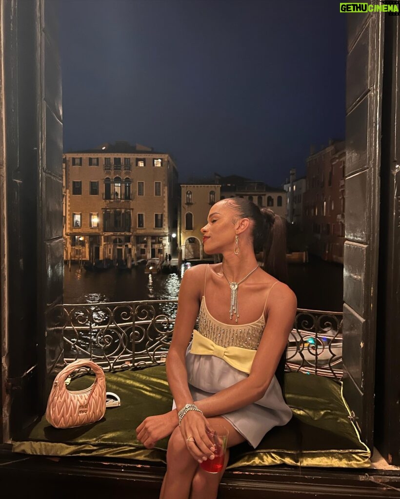 Yasmin Finney Instagram - When in Venice📸 Thank you to @miumiu & @prada for inviting me to be surrounded with all the empowering women within the programme I’ve learnt so much. I cannot wait to see what next year holds❤️