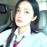 Yeo Joo-ha Instagram - Got a helped because my face gets puffy puffy in the morning..