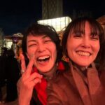 Yuka Itaya Instagram - エルメス　@hermes 麻布台ヒルズオープニングへお出かけ 素敵だったなぁ たまにはオシャレしてわくわくするのは必要ですね リンコちゃんとジェーン・バーキンになりたいごっこ笑