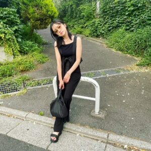 Yumi Adachi Instagram - ♡♡♡
珍しくオールブラック