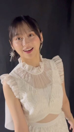 Yuuka Kageyama Instagram - うきうきするようなポニーテールと、お腹ちらっとがポイントのドレスでお仕事を幸せに終えることができました🌸

#TGC熊本#TGC#影山優佳