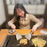 Yuuka Kageyama Instagram - 先日撮影終わりに、いただきました🤤 #もんじゃ After shooting, This is my favorite.🤤 #monja