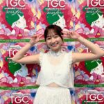 Yuuka Kageyama Instagram - #TGC熊本 ありがとうございました🧸　 初めてのTGCで初MCということでかなり緊張しておりましたが、あたたかいみなさんに迎えられてとってもとっても楽しんで臨むことができました！ またみなさんとご一緒できるように頑張ります💎 そして、先月に続き同じMCでお世話になったウエンツさん、本当にありがとうございました！ 馬刺しもスイカもとっても美味しかったな〜🍉 熊本最高です🩵 P.S.推しタオルやうちわ、ペンライトも拝見できました。安心したよ〜、本当にありがとうございます。 #TGC