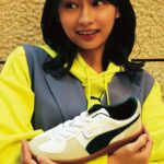 Yuuka Kageyama Instagram - #PUMAPalermo x #影山優佳 1980 年代のテラススタイルを代表する名作モデルパレルモを影山優佳が履きこなす👟   #PALERMO #puma #プーマ