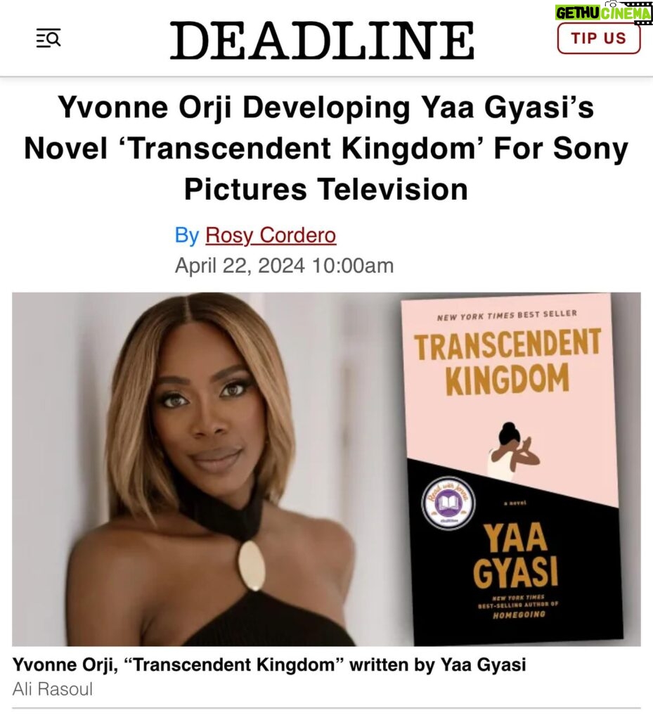 Yvonne Orji Instagram - 🗣️AFRICA TO THE WORLD!!! 🇳🇬🇬🇭 Been chasing this story for 4 solid years and will continue to ride hard for it ‘til it’s on your television screens WORLD WIDE!! You can BANK ON IT! • Shout out to @sptv for believing in the vision from JUMP (no hesitation!) and much love to #yaagyasi for trusting me with one of her babies. Naija and Ghana Jollof CAN be united for the greater good 😂🙌🏾 Look at Gaawd! • And to execs and networks— please don’t sleep on African stories. They are worthy to be told. They are worthy to be INVESTED in. And there IS a GLOBAL audience for them. BANK ON US!