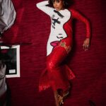 Yvonne Orji Instagram - As Black women it’s imperative to have conversations about our health and I’m so glad I got to be a part of the @american_heart and @goredforwomen #RedDressCollection Concert this year to do just that and help raise awareness about heart health. • Heart disease (such as preeclampsia, high-blood pressure) and stroke are the No. 1 killer of women, and as with MOST things, Black women are disproportionately impacted. • We take care of so many other people and things, let’s be sure to take care of US, and make ourselves a priority! #OurHearts literally depends on it! 📸: @joshua_dwain Hair: @therealjanelsmith Makeup: @takidamakeup Styling: @style_byjordan @houseofemil @camillagabrieli @nadrijewelry