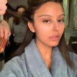 Zahia Dehar Instagram – Before /After hair and makeup 💄 @jeanmicheldacquin  @alexis__mercier 🩷