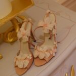 Zahia Dehar Instagram – Close-up on the shoes 🌸 #zahiacouture