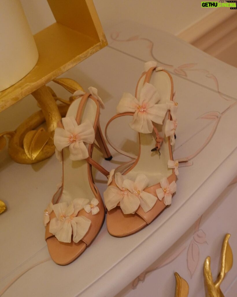 Zahia Dehar Instagram - Close-up on the shoes 🌸 #zahiacouture