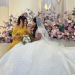 Zainab Ghazi Instagram - About last night🩷.. Congrats my cutest friend, Wishing you a lifetime of wedded bliss, May the years ahead be filled with lasting love and happiness.