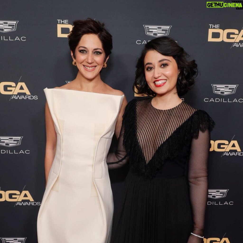 Zar Amir Ebrahimi Instagram - Director Noora Niasari and Actress Zar Amir Ebrahimi at the 75th DGA Awards for SHAYDA 💕 #Shaydafilm #zaramirebrahimi #NooraNiasari @zaramirebrahimi @sonyclassics @directorsguild 📷 @gettyimages