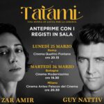 Zar Amir Ebrahimi Instagram - And Now TATAMI IN ITALY 🇮🇹 #Repost @bimdistribuzione ・・・ Guy Nattiv e Zar Amir, gli autori di #Tatami, arrivano in Italia per presentare il film rivelazione di Venezia 2023 e salutare il pubblico in sala. Non perdere l’occasione di scoprire il loro talento e una toccante storia di coraggio femminile basata su fatti realmente accaduti. #Venezia80 #festivaldivenezia2023 @zaramirebrahimi @guy_nattiv @arienne_mandi @ashgoldeh @jaimeraynewman4real @labiennale