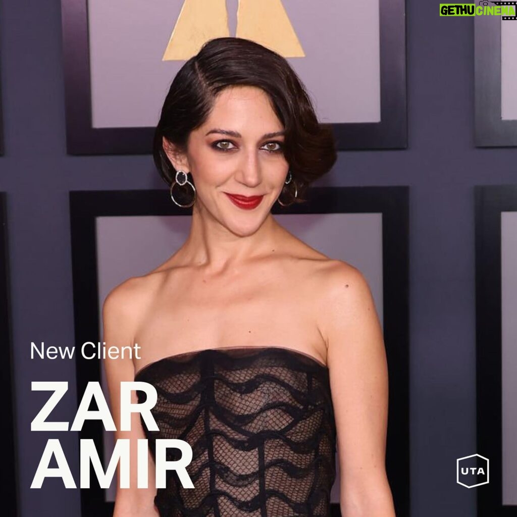 Zar Amir Ebrahimi Instagram - UTA is thrilled to welcome Iranian-French actress, director and producer Zar Amir as a new client with representation in all areas. Amir's breakout turn in Ali Abbasi’s "Holy Spider" won her the best actress award at the 2022 Cannes Film Festival. She also served as an associate producer and casting director on the pic, which was Denmark’s submission for the Academy Awards. As an actor, she can next be seen in the Cate Blanchett-produced "Shayda," which debuted at this year’s Sundance Film Festival. Read more via Deadline. 📸 Emma McIntyre/WireImage