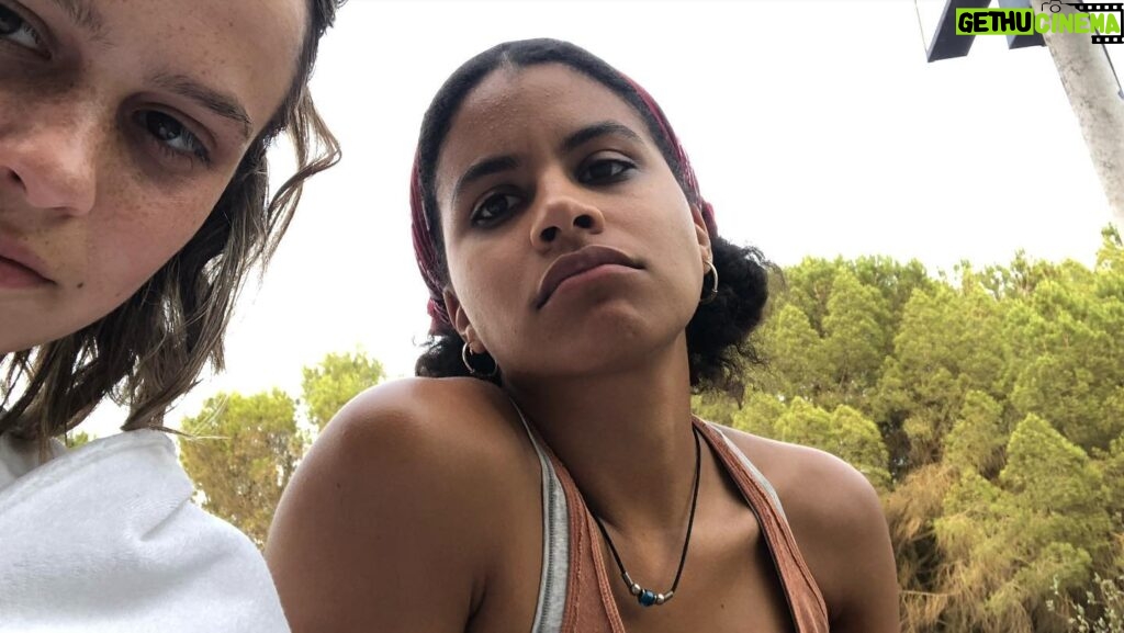 Zazie Beetz Instagram - Okkkkkkk so it’s been 7 months since I last posted! What in the world have I been up to? Who knows? I don’t. Anyway, I wanted to come back on here and share a couple of #blackmirror photos (season 6 is now on #netflix !) and reminisce about the time when @davidrysdahl @dannyramirez @clararugaard and I went galavanting around Spain (faking that it was LA for the show!!). There are wild pigs in Malaga??!! Wow. A good time was had by all. Thank you to the wonderful team at Netflix, Charlie Brooker, my gorgeous stunt double @chadwickstunts , @jessicarhoades @georgielowe1 (and many others, naturally) for this wild experience. And @germanbreeze (dearest Uta Briesewitz, our director) I am so happy we got to collide and make this together. You are, as your Instagram handle suggests, a breezy breath of fresh air. I have loved Black Mirror from the very beginning!! Such an honor to be a part of this story. Ok, Ciao darlings!