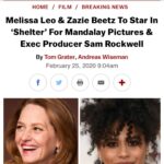 Zazie Beetz Instagram – We’re making a movie!!! So proud and honored to be a part of Shelter (that I’m also helping produce!!) with such a talented and hardworking group of people. @davidrysdahl wrote the script and will be starring in it- and I really, really couldn’t be more proud of his tenaciousness, talent, creativity, and ability to bring everyone together 🖤 so looking forward to sharing this story with the world! @jennysuegerber @jasonmichaelberman @halafinley @markbergernyc @datariturner @bp_films_ @_willraynor91