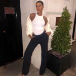 Zeta Morrison Instagram - If they always made trousers this length wallahi you’d never see me in anything else @FashionNova Ad