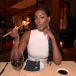 Zeta Morrison Instagram - A few things 🖤 1. Filmed my 3rd @zetaconfidential podcast today, felt amazing 2. Crab filled 🦀 salmon rolls 🤝🏾 Me 3. Finally dressing up & leaving the house more bc I’m not gonna meet my hubby at home 😭 4. God has really been the center piece of my every day life lately & I’m so grateful for his everlasting love 🙏🏾 5. I can cry at the drop of a hat these days in a basic a$$ conversation, is this aging? 6. I’ve felt really inspired by a lot of things & ppl recently 7. Remember you’re never alone even in your darkest moments 8. I had a really rough time with my confidence levels in 2023. Here’s a few ppl who have helped me feel & look my best. Just wanna say thank you - Elisabeth @skinxfive (Vivace treatments) Alix @hairylittlethings (Eyebrow feathering) Lilly @trumedspa.la (Morpheus8 treatments) Chiropractic work @gofullfunction Katie @yenbykatie who did my makeup in these flicks 💄 9. I have the best time giving strangers compliments. Pass the love forward always, we all need it more than we think 🖤 10. I love hugs. If you ever see me just give me one 🫶🏾