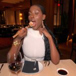 Zeta Morrison Instagram - A few things 🖤 1. Filmed my 3rd @zetaconfidential podcast today, felt amazing 2. Crab filled 🦀 salmon rolls 🤝🏾 Me 3. Finally dressing up & leaving the house more bc I’m not gonna meet my hubby at home 😭 4. God has really been the center piece of my every day life lately & I’m so grateful for his everlasting love 🙏🏾 5. I can cry at the drop of a hat these days in a basic a$$ conversation, is this aging? 6. I’ve felt really inspired by a lot of things & ppl recently 7. Remember you’re never alone even in your darkest moments 8. I had a really rough time with my confidence levels in 2023. Here’s a few ppl who have helped me feel & look my best. Just wanna say thank you - Elisabeth @skinxfive (Vivace treatments) Alix @hairylittlethings (Eyebrow feathering) Lilly @trumedspa.la (Morpheus8 treatments) Chiropractic work @gofullfunction Katie @yenbykatie who did my makeup in these flicks 💄 9. I have the best time giving strangers compliments. Pass the love forward always, we all need it more than we think 🖤 10. I love hugs. If you ever see me just give me one 🫶🏾