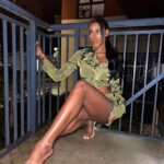 Zeta Morrison Instagram - Army green I’m militant @FashionNova #FashionNovaPartner