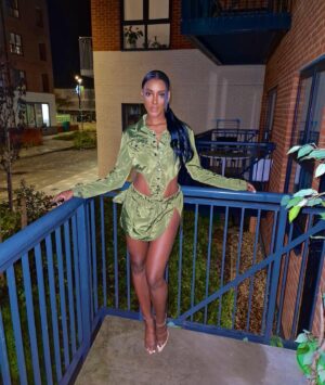 Zeta Morrison Instagram - Army green I’m militant @FashionNova 

#FashionNovaPartner