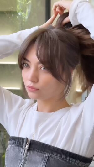 Zeynep Tuğçe Bayat Instagram - Spring hair cut diyebilir miyiz? 🫠🤍🌸

#cleangirl #haircut #reklam