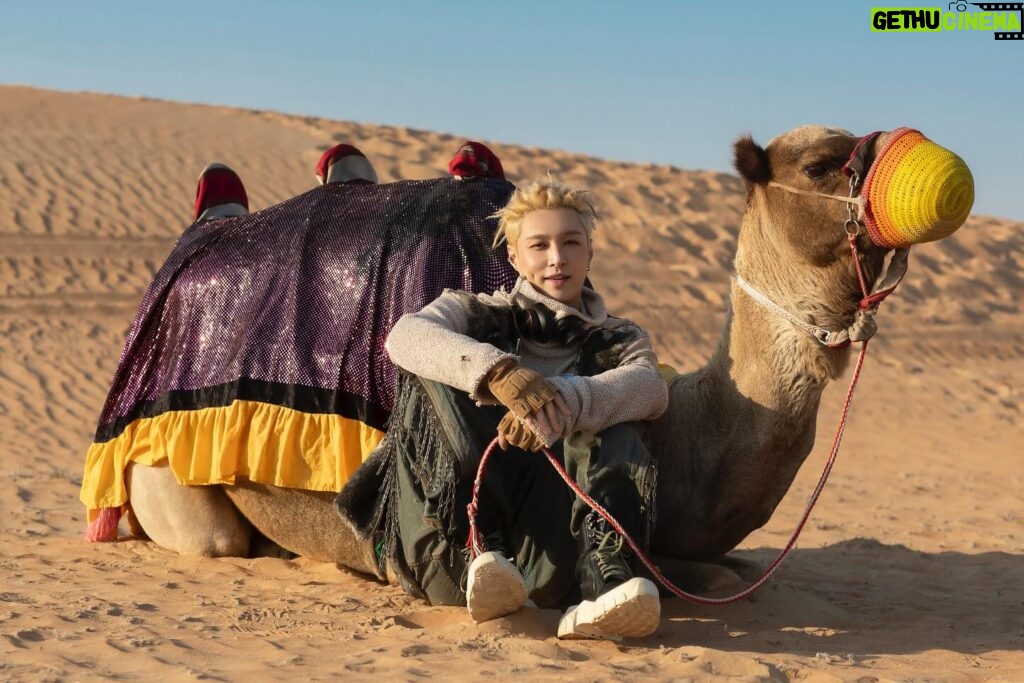 Zhang Yixing Instagram - psychic video drops in 1 day! I hope you are liking the song 💜🔮🐪 #visitdubai